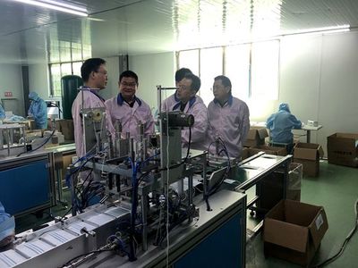 益陽市市場監(jiān)督管理局赴沅開展民用口罩生產(chǎn)企業(yè)專項檢查暨檢驗檢測服務(wù)行動